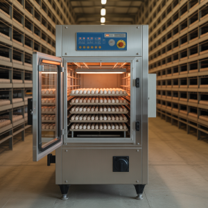 دستگاه جوجه کشی 3000 تایی صنعتی با سیستم کنترل دیجیتال و سینی های تخم مرغ